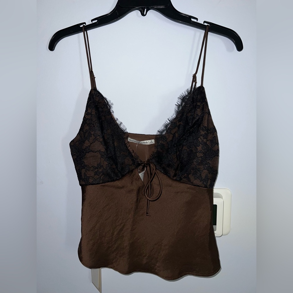 Abercrombie Bella Tie-Front Cami NWT